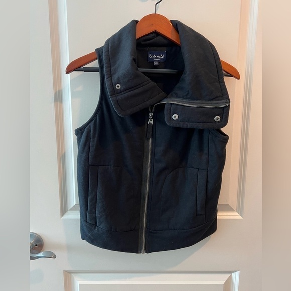 Splendid Bridger Quilted Moto Vest - Picture 2 of 16